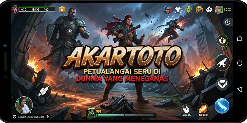 Gameplay seru AKARTOTO dengan berbagai tantangan dan misi menegangkan.