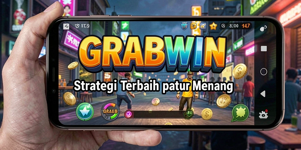 Tampilan gameplay strategis yang mendebarkan dalam GRABWIN.