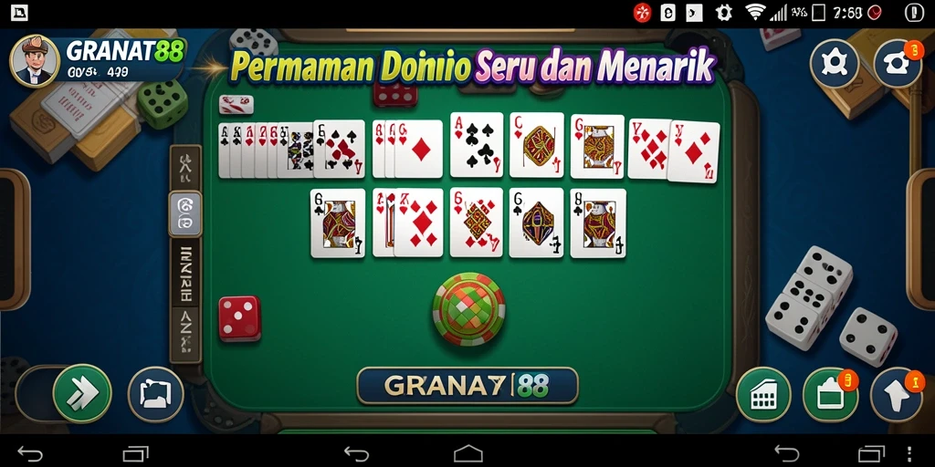 Tampilan gameplay seru di GRANAT88 dengan antarmuka yang menarik.