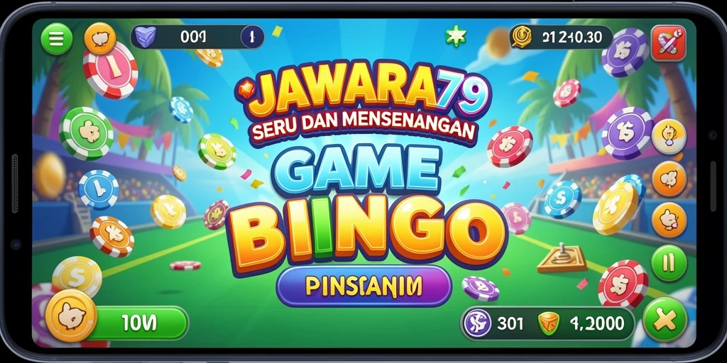 Tangkapan layar utama permainan Bingo JAWARA79 yang menampilkan suasana seru.