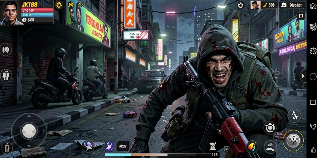 Gameplay mendebarkan saat berhadapan dengan hantu di kegelapan.