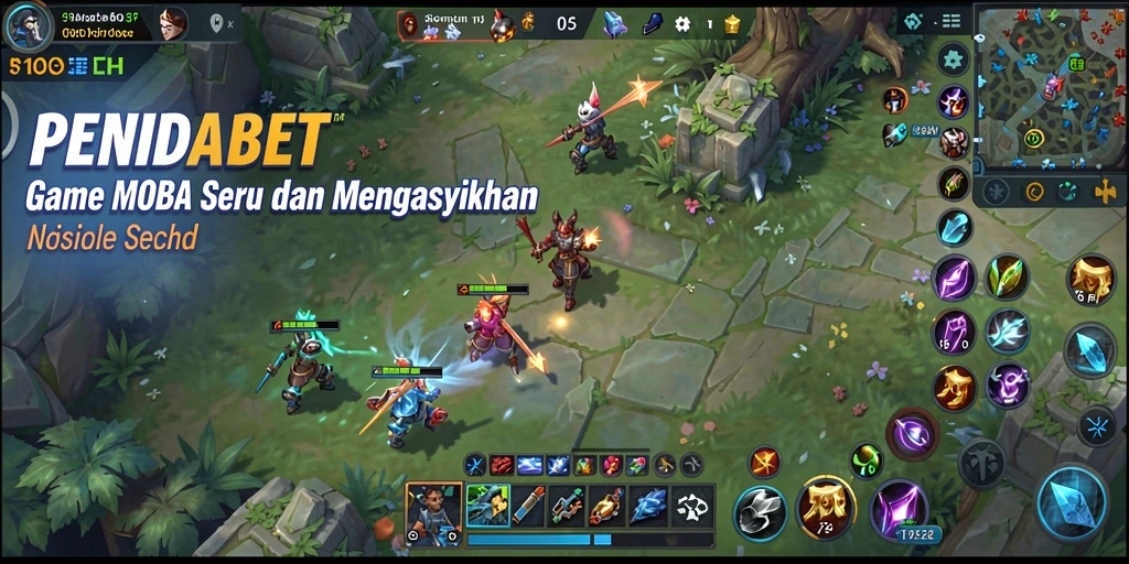 Tangkapan layar gameplay PENIDABET yang menunjukkan aksi pertempuran seru.