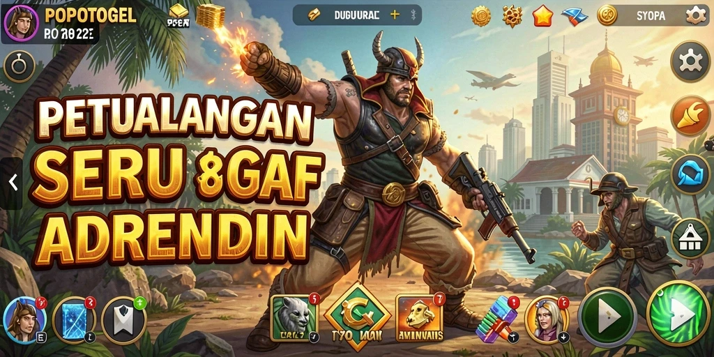 Tangkapan layar menampilkan aksi seru dalam gameplay petualangan.