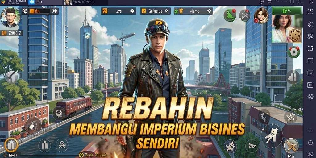 Tampilan gameplay REBAHIN yang menarik dan dinamis.