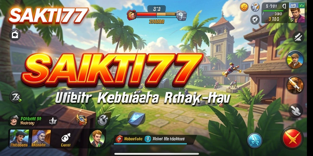 Tampilan user interface SAKTI77 yang sederhana dan efisien.