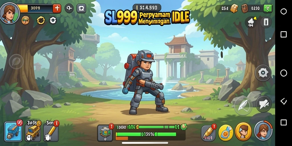 Screenshot gameplay SL999 menunjukkan kemudahan dan keseruan bermain Idle.