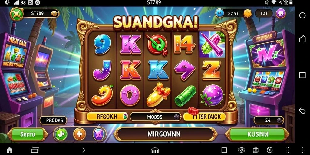 Screenshot ST789 menampilkan gameplay Slot yang menarik dan seru.