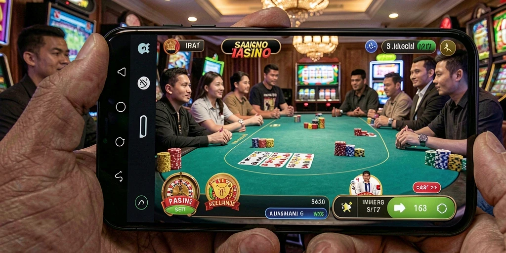 Tampilan menarik dari gameplay V21 yang memukau.