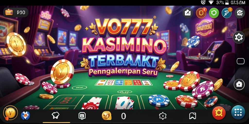 Tampilan menarik dari gameplay VO777 yang menggambarkan suasana kasino.